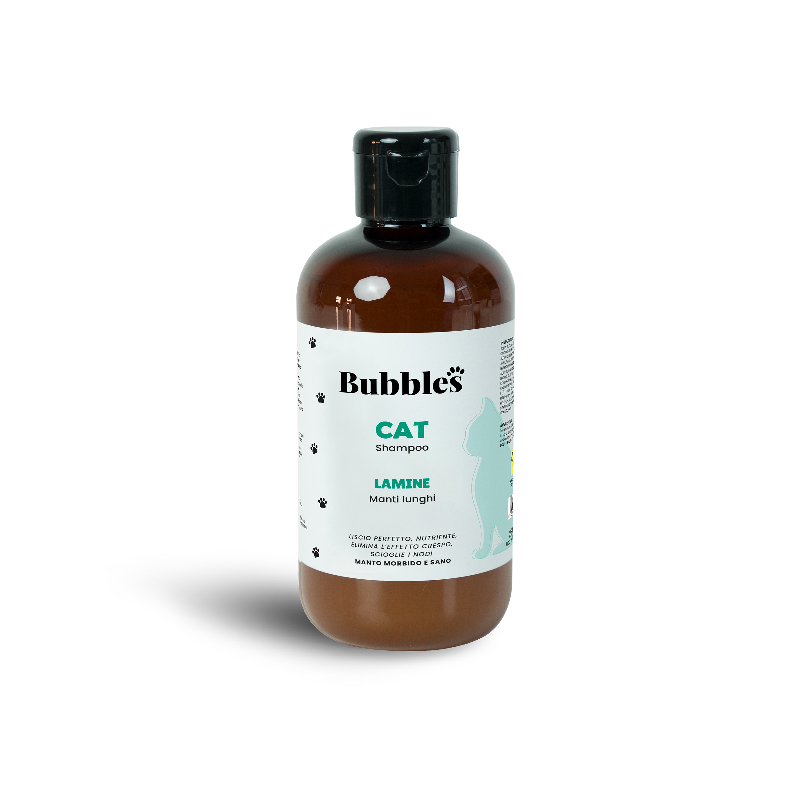 linea gatto shampoo lamine bubbles pet milano